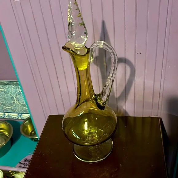 Vintage glass container
